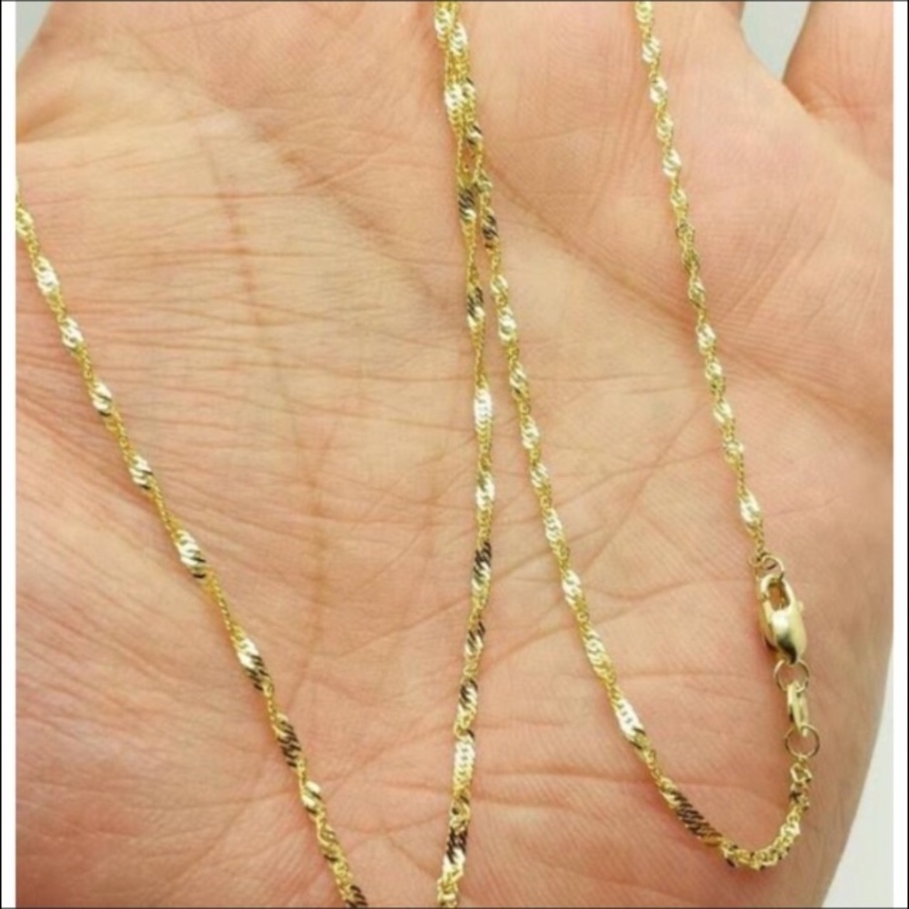 Long Gold Tassel Necklace - Picture 5 of 5